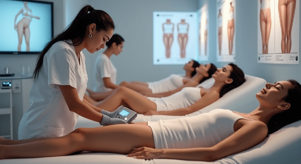 laser lipolysis and targeted fat removal for body contouring